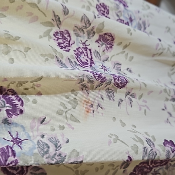Vintage 70s Buttery Yellow Floral Dress - Picture 16 of 16